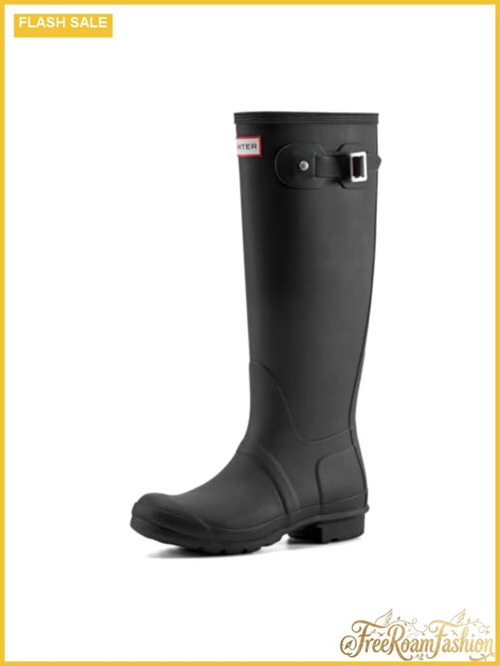 Knee High Rubber Rain Boots Waterproof Tall Winter